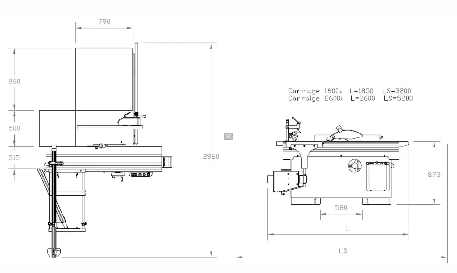 itech-sega-300-panelsaw-dimensions