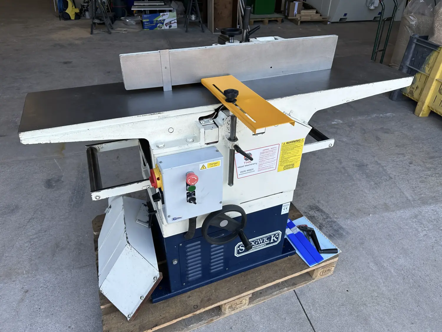 Pre-owned Sedgwick MB Planer Thicknesser single phase for sale